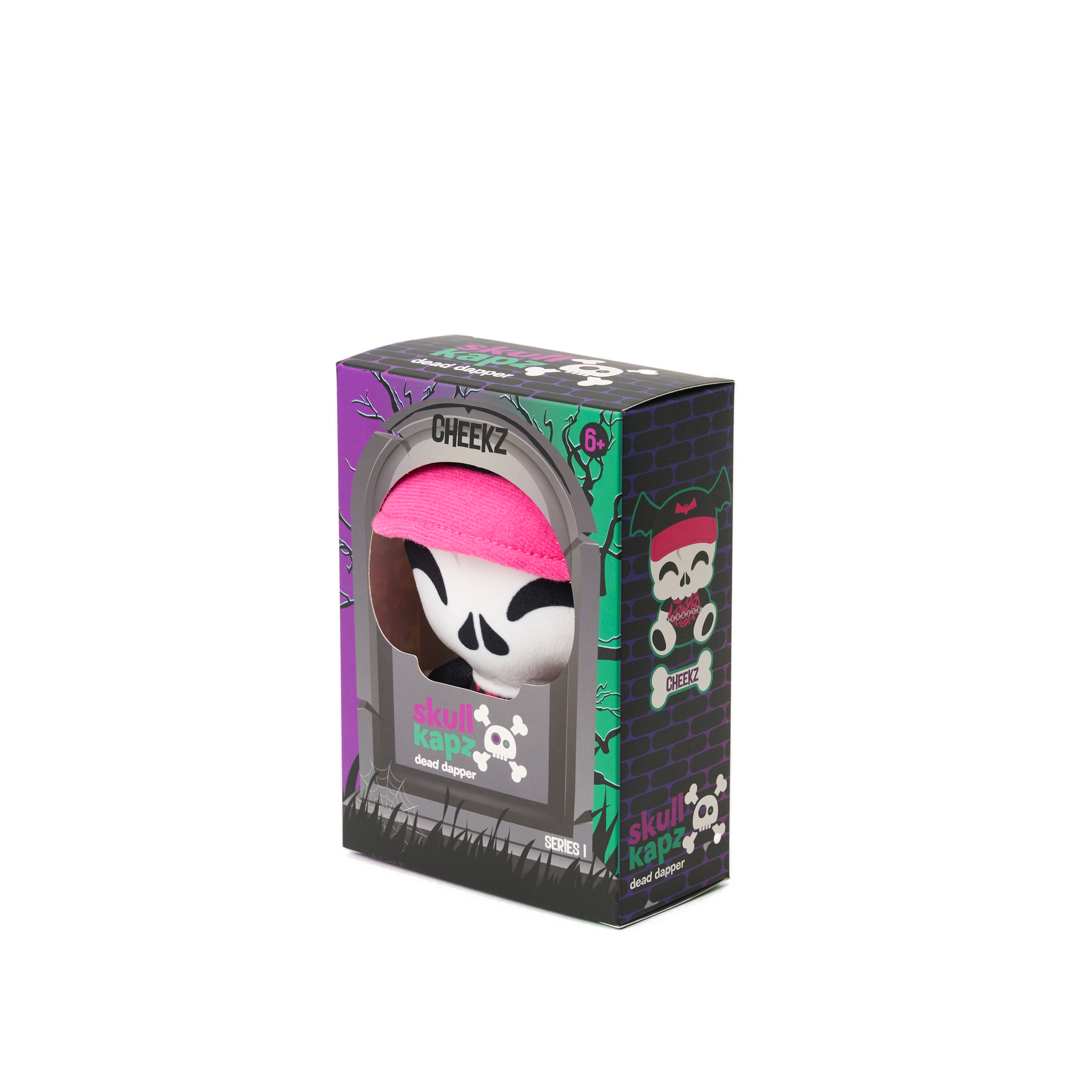 Skull Kapz Cheekz 6"