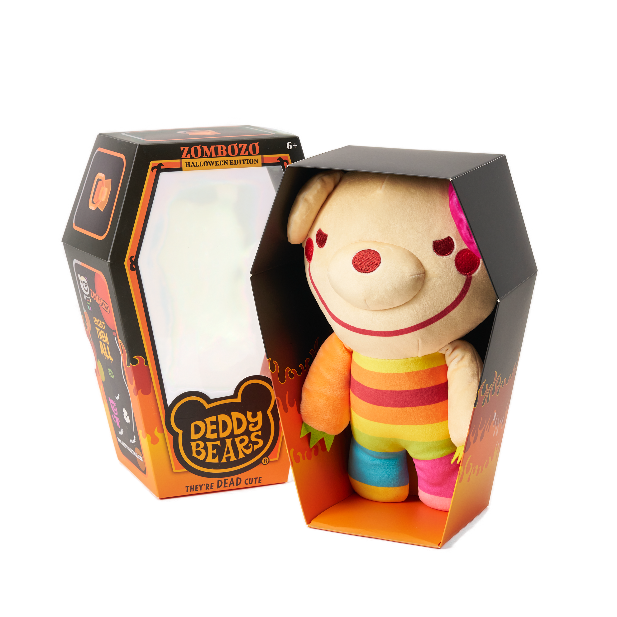 Deddy Bears Zombozo 12" Halloween Coffin Plush – Limited Edition Collectible