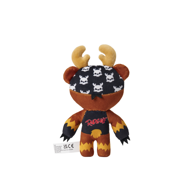 Rude-olf Christmas Coffin 6" Plush