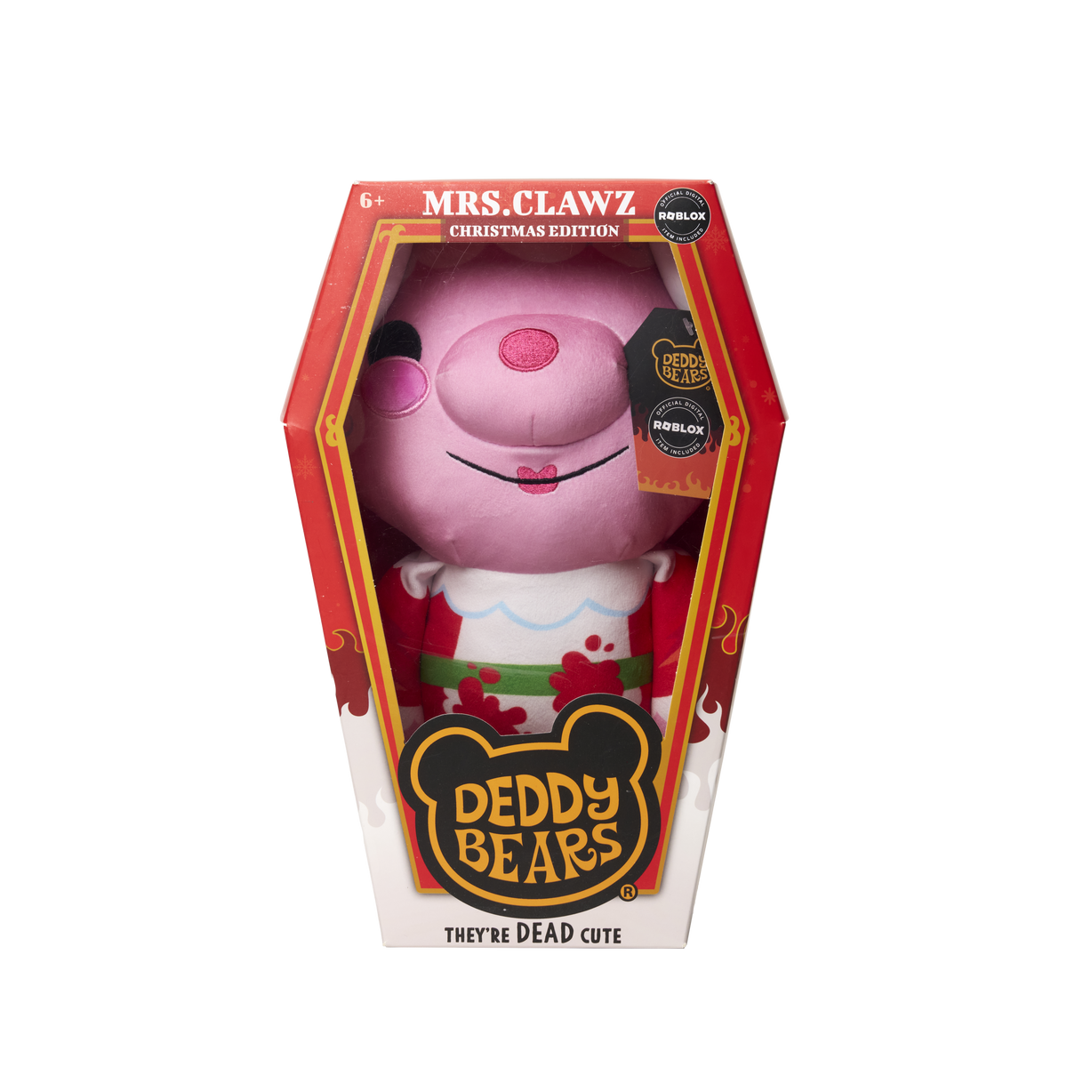 Mrs. Clawz 12" Coffin Plush