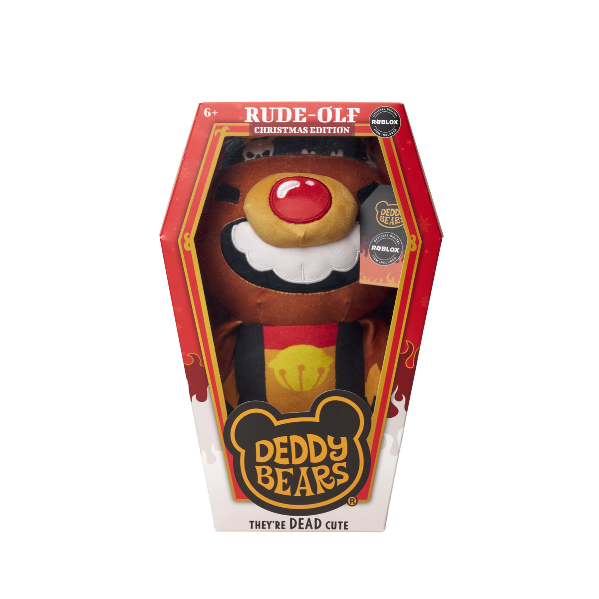 Rude-Olf 12" Coffin Plush