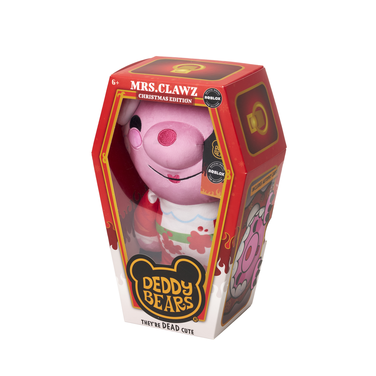 Mrs. Clawz 12" Coffin Plush