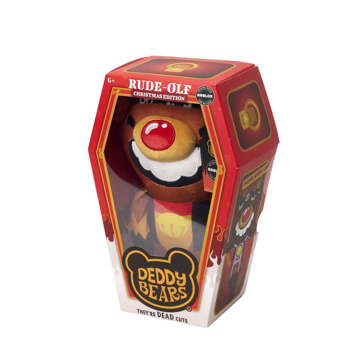 Rude-Olf 12" Coffin Plush