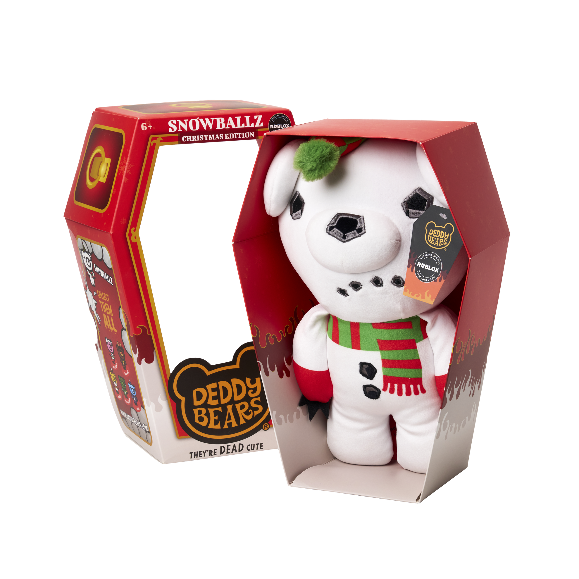 Snowballz 12" Coffin Plush