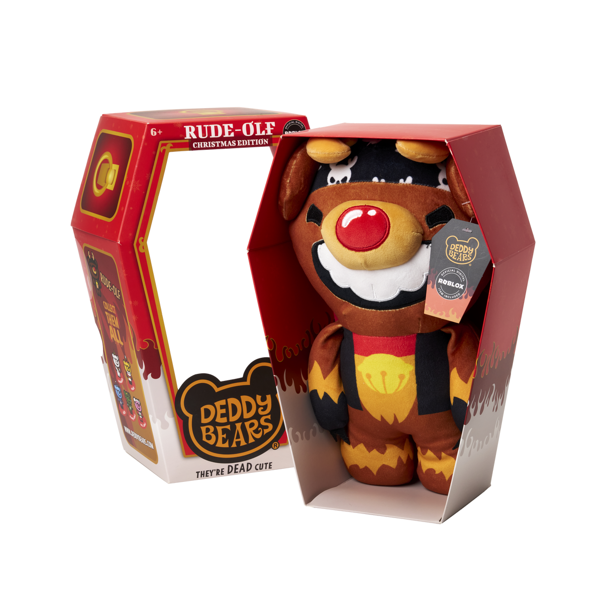 Rude-Olf 12" Coffin Plush