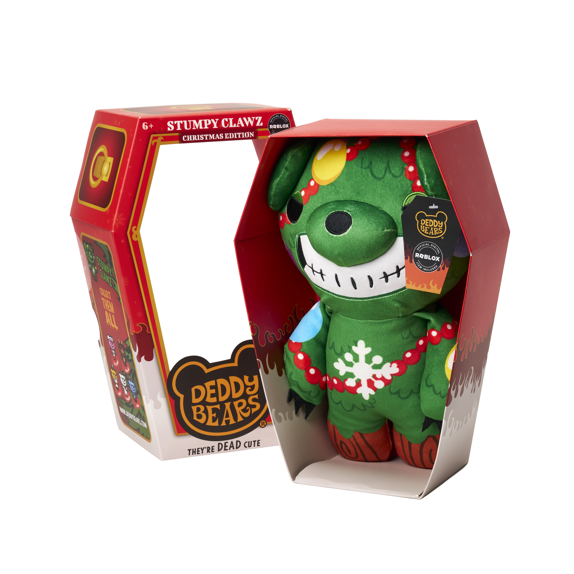 Stumpy Clawz 12" Coffin Plush