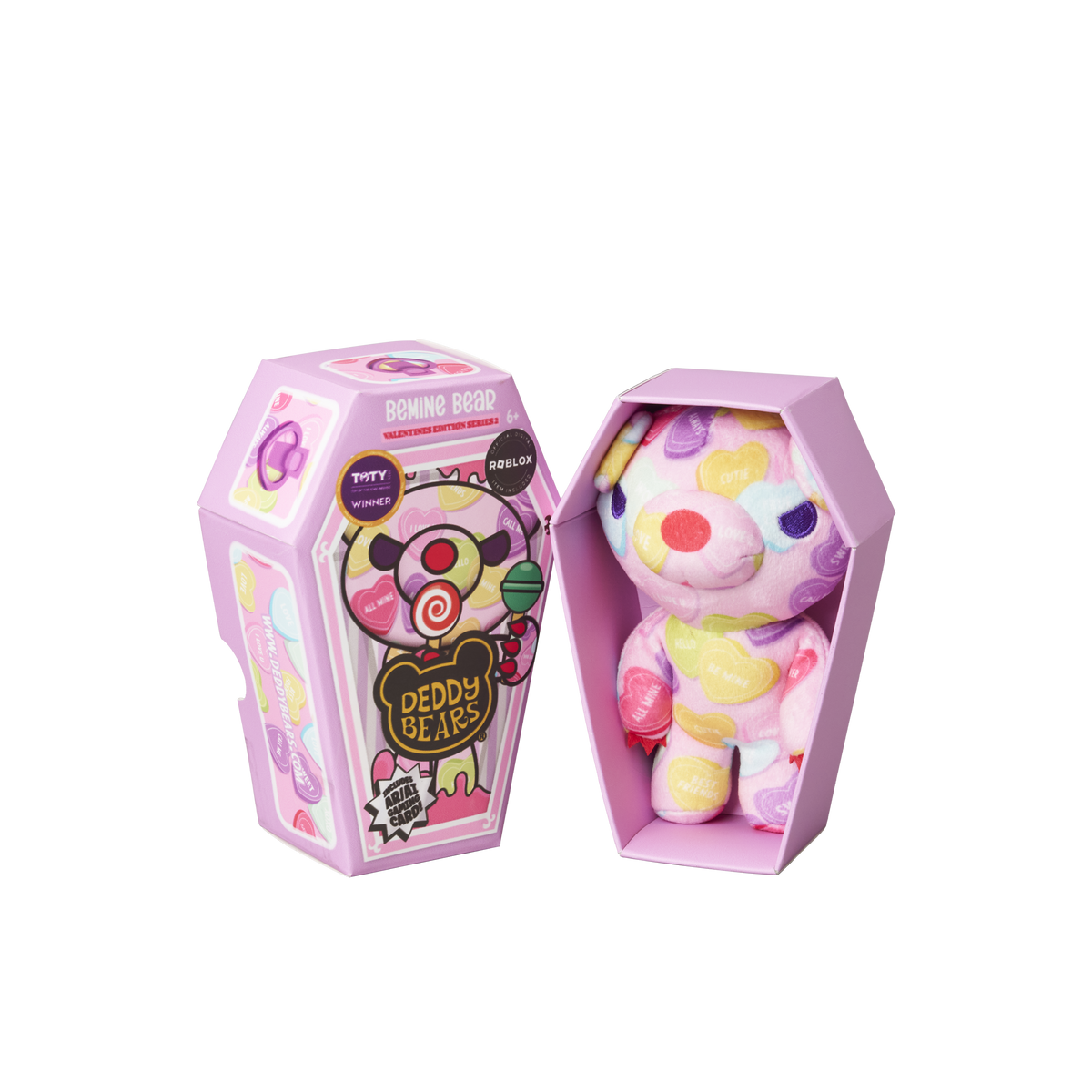 Bemine Bear Coffin 6" Plush