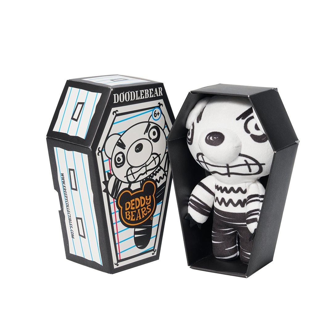 Doodlebear Mini Coffin Plushie