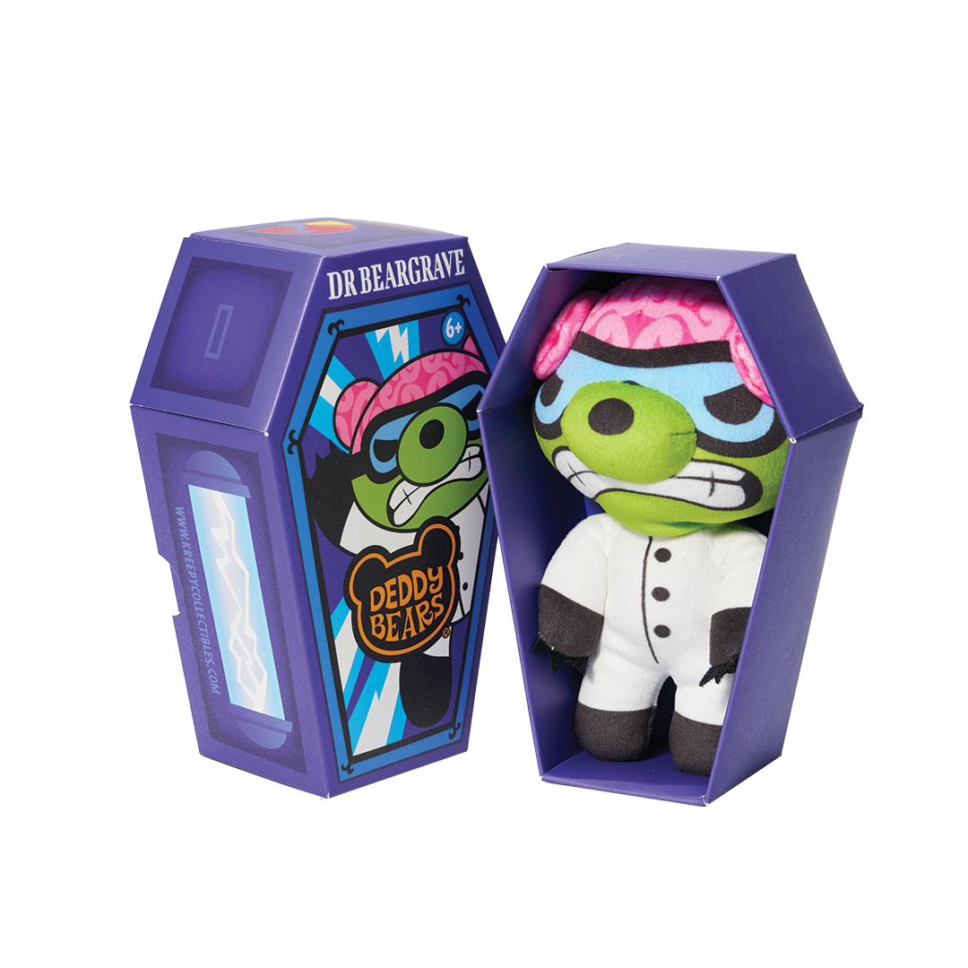 Dr Beargrave Mini Coffin Plushie