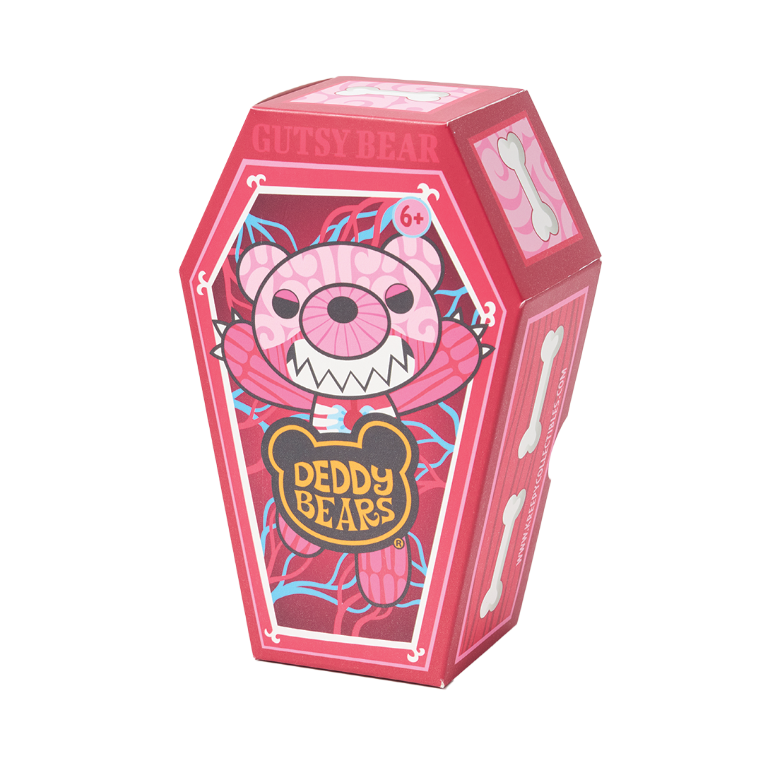 Gutsy Bear Mini Coffin Plushie