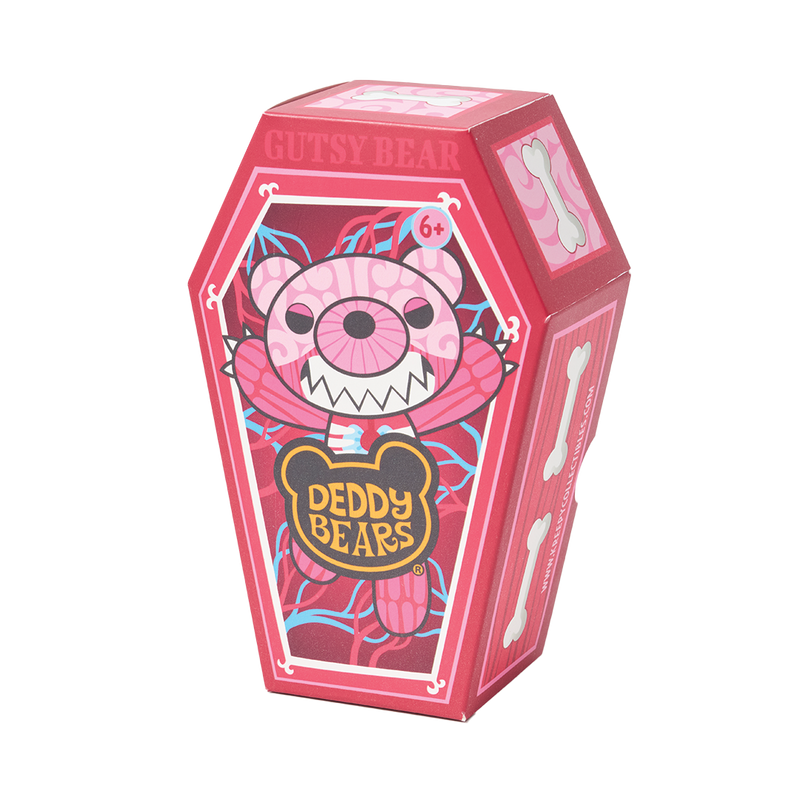 Gutsy Bear Mini Coffin Plushie