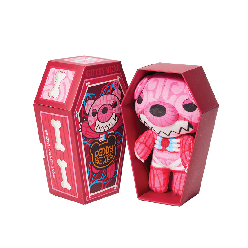 Gutsy Bear Mini Coffin Plushie